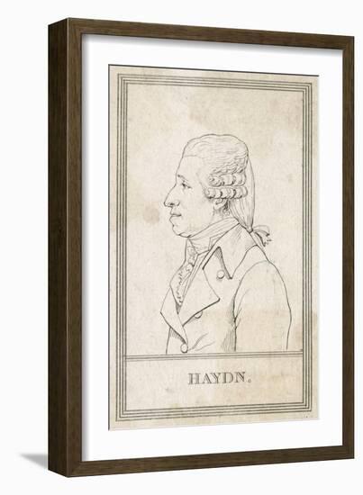 Joseph Haydn, French-null-Framed Art Print