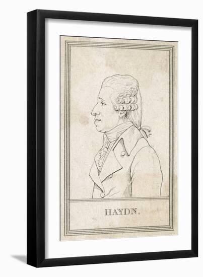 Joseph Haydn, French-null-Framed Art Print