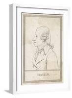 Joseph Haydn, French-null-Framed Art Print