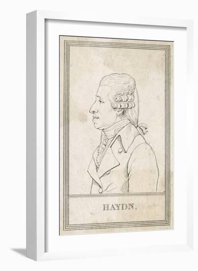 Joseph Haydn, French-null-Framed Art Print