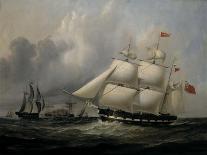 The Barque 'Rival' (335 tons) off the Coast-Joseph Heard-Framed Giclee Print