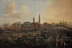 Bird's Eye View of Venice-Joseph Heintz-Framed Stretched Canvas