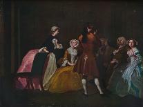 A Family Conversation Piece, C.1730-Joseph Highmore-Giclee Print