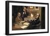 Joseph Hooker (1817-1911), Charles Lyell (1797-1875) and Charles Robert Darwin (1809-82)-null-Framed Giclee Print