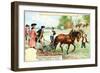 Joseph II Ploughing the Field Near Slawikowitz in Southern Moravia on August 19, 1769-null-Framed Giclee Print