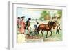 Joseph II Ploughing the Field Near Slawikowitz in Southern Moravia on August 19, 1769-null-Framed Giclee Print
