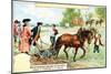 Joseph II Ploughing the Field Near Slawikowitz in Southern Moravia on August 19, 1769-null-Mounted Giclee Print