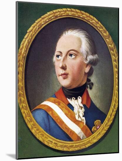 Joseph II Portrait of-Friedrich Heinrich Fuger-Mounted Giclee Print