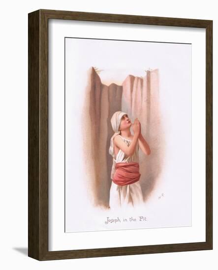 Joseph in the Pit-Henry Ryland-Framed Giclee Print
