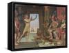 Joseph Interpreting Pharaoh's Dream, 1894-Reginald Arthur-Framed Stretched Canvas