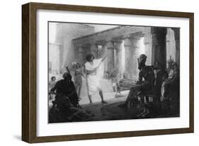 Joseph Interpreting Pharaoh's Dream, Early 20th Century-Margaret Dovaston-Framed Giclee Print