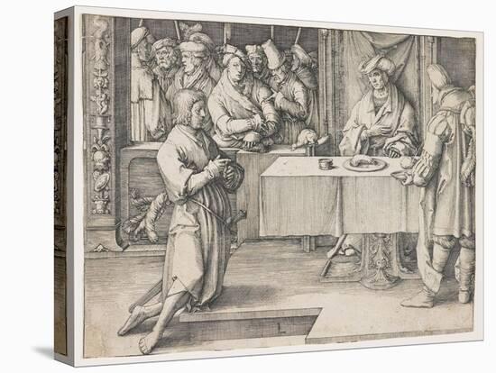 Joseph Interpreting Pharaoh's Dreams, 1512-Lucas van Leyden-Stretched Canvas