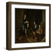 Joseph Interprets the Dreams of the Baker and the Butler-Jan Victors-Framed Art Print