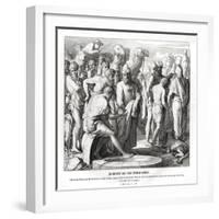 Joseph is sold by his brothers, Genesis-Julius Schnorr von Carolsfeld-Framed Giclee Print