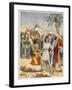 Joseph Is Sold by His Brothers to Some Egyptian Merchants-null-Framed Art Print