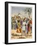 Joseph Is Sold by His Brothers to Some Egyptian Merchants-null-Framed Art Print