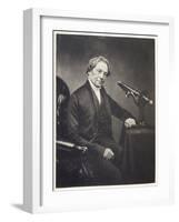 Joseph Jackson Lister, English Wine Merchant and Amateur Microscopist, 1830S-Maull & Co-Framed Giclee Print