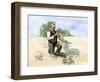 Joseph Juneau, known as Joe Juneau, (1836-1899) Was a Miner and a Canadian Gold Seeker, Discovered-null-Framed Giclee Print