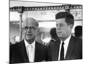 Joseph Kennedy Sr., John F. Kennedy, November 9, 1960-null-Mounted Photo