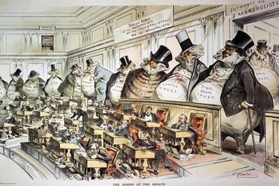 Cartoon: Anti-Trust, 1889