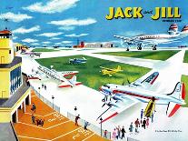 Airport - Jack and Jill, October 1950-Joseph Krush-Framed Stretched Canvas