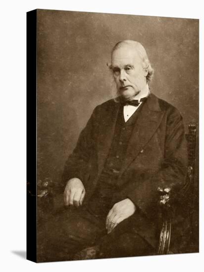 Joseph Lister English Surgeon Medical Scientist and Founder of Antiseptic Surgery-Elliot & Fry-Stretched Canvas