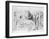 Joseph Lister, English Surgeon, on His Ward Round in Glasgow Royal Infirmary, C1867-null-Framed Giclee Print