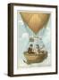 Joseph Louis Gay-Lussac and Jean-Baptiste Biot in a Balloon at an Altitude of 4000 Metres, 1804-null-Framed Giclee Print