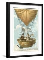 Joseph Louis Gay-Lussac and Jean-Baptiste Biot in a Balloon at an Altitude of 4000 Metres, 1804-null-Framed Giclee Print