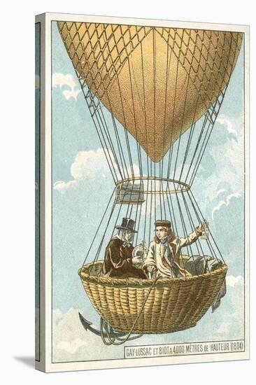 Joseph Louis Gay-Lussac and Jean-Baptiste Biot in a Balloon at an Altitude of 4000 Metres, 1804-null-Stretched Canvas