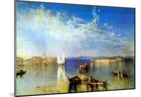 Joseph Mallord Turner Campo Santo Venice Art Print Poster-null-Mounted Poster