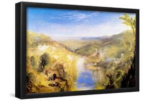 Joseph Mallord Turner Modern Italy Art Print Poster-null-Framed Poster