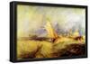 Joseph Mallord Turner Ships at Sea Art Print Poster-null-Framed Poster