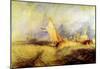 Joseph Mallord Turner Ships at Sea Art Print Poster-null-Mounted Poster