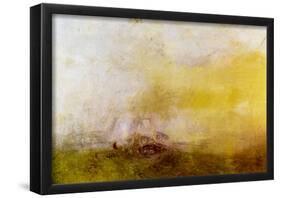 Joseph Mallord Turner Sunrise with Sea Monsters Art Print Poster-null-Framed Poster