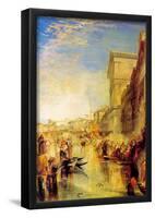 Joseph Mallord Turner The Grand Canal in Venice Art Print Poster-null-Framed Poster