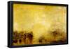 Joseph Mallord Turner Whalers Art Print Poster-null-Framed Poster