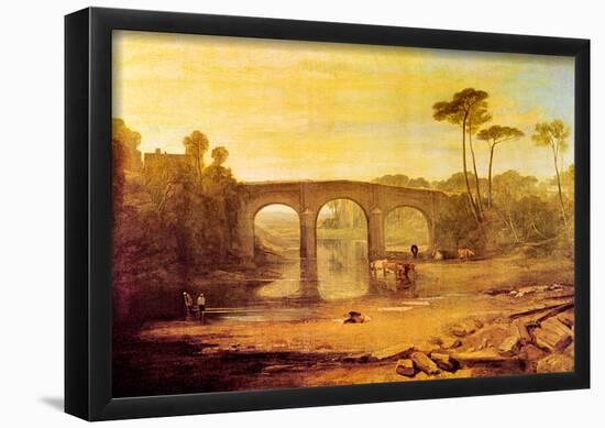 Joseph Mallord Turner Whalley Bridge Art Print Poster-null-Framed Poster