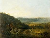 Petworth park, with Tillington church in the distance-Joseph Mallord William Turner-Giclee Print