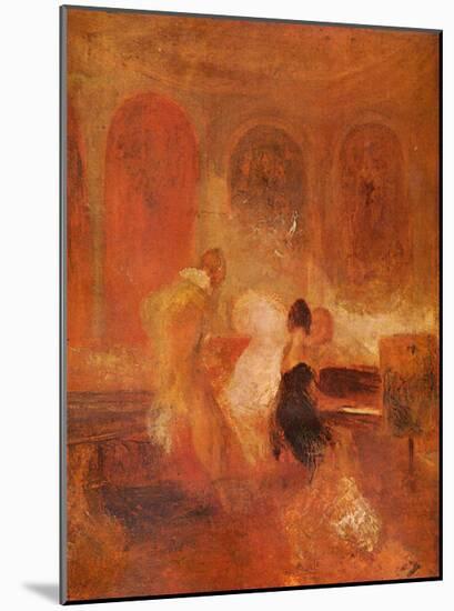 Joseph Mallord William Turner (Music Company, Petworth) Art Poster Print-null-Mounted Poster