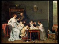 Portrait of a Family, 1800-01-Joseph Marcellin Combette-Stretched Canvas