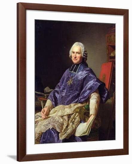 Joseph-Marie Terray (1715-78) Abbe De Molesmes, 1774-Alexander Roslin-Framed Giclee Print