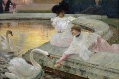 The Swans, 1900-Joseph Marius Avy-Stretched Canvas