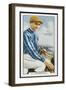 Joseph Marshall, Jockey, in the Colours of Mrs C Rich-null-Framed Art Print