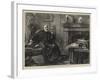 Joseph Mazzini in His Study at Brompton-Henry Woods-Framed Giclee Print