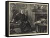 Joseph Mazzini in His Study at Brompton-Henry Woods-Framed Stretched Canvas