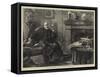 Joseph Mazzini in His Study at Brompton-Henry Woods-Framed Stretched Canvas