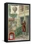 Joseph Montgolfier and the Hot Air Balloon-null-Framed Stretched Canvas