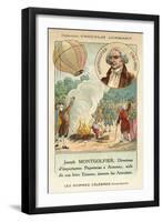 Joseph Montgolfier, French Ballooning Pioneer-null-Framed Giclee Print