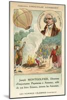 Joseph Montgolfier, French Ballooning Pioneer-null-Mounted Giclee Print